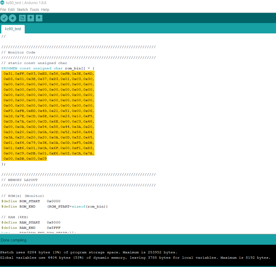 Copy firmware to Arduino